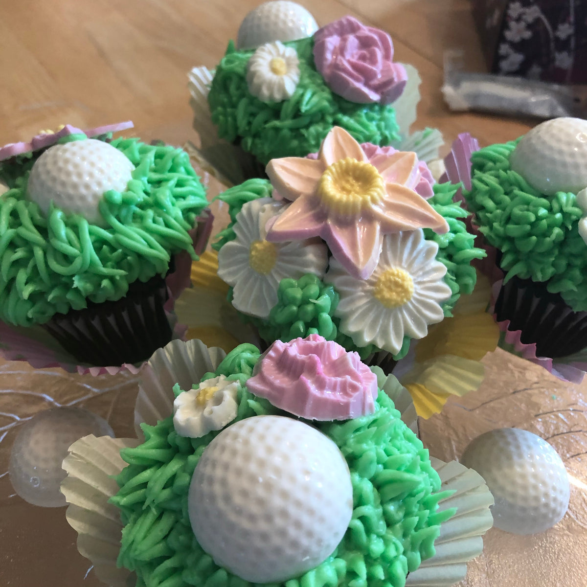  Preegle S051 3D Golf Balls Chocolate Candy Mold - 3