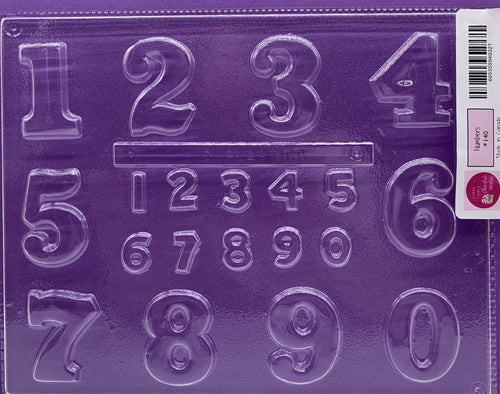Candy Island Chocolate Molds Numbers