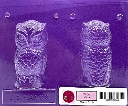 Chocolate Mold  - 3D Owl #2039