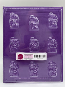 Candy Island Chocolate Mold  - Scarecrow Sucker #343