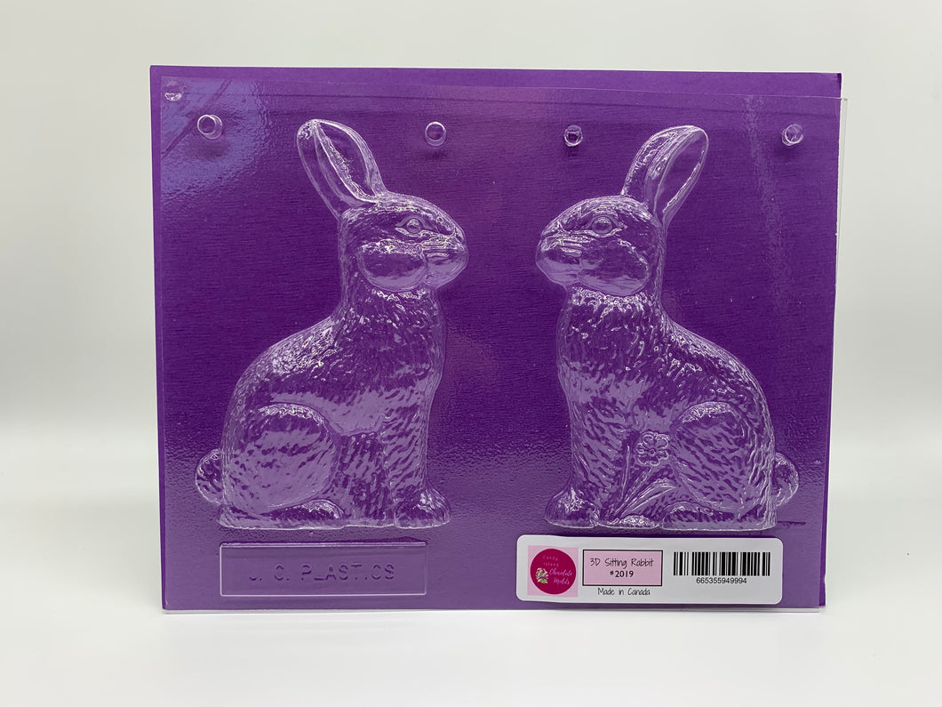 Chocolate Mold - 3D Stitting Rabbit #2019