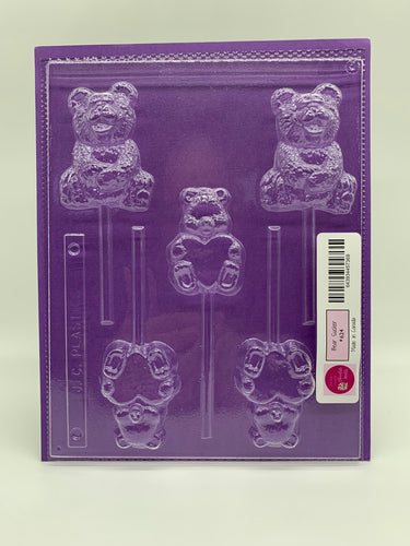 Candy Island Chocolate Mold Bear Sucker