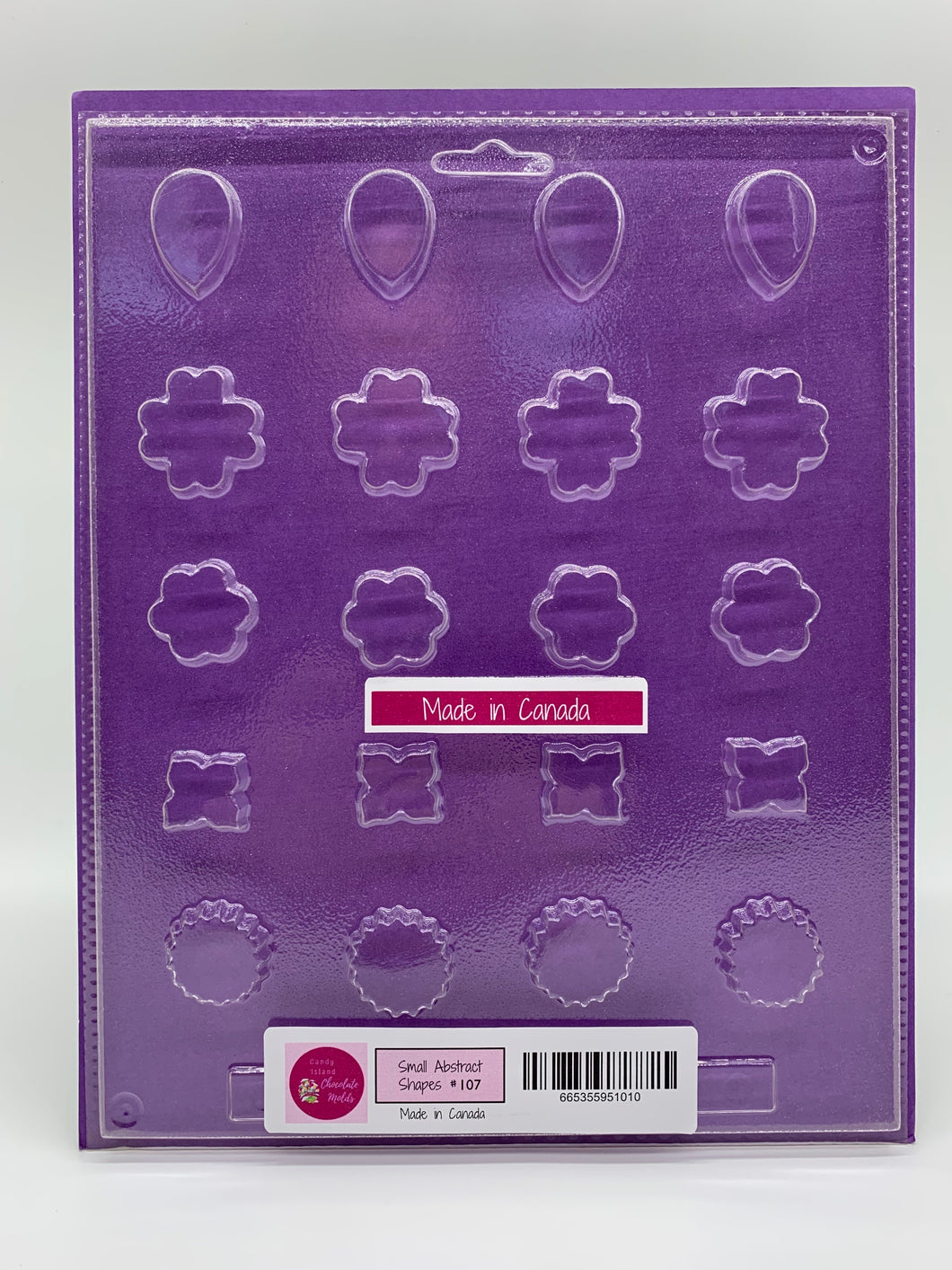 Candy Island Chocolate Mold  - Small Abstract Shapes #107